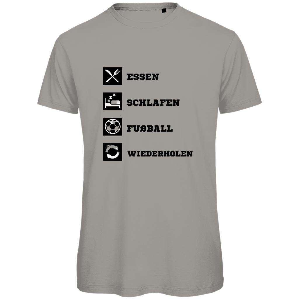 Essen-Schlafen-Fußball - Premium T-Shirt