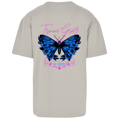 Träume Groß , Lebe größer - Oversize T-Shirt (beidseitig bedruckt)
