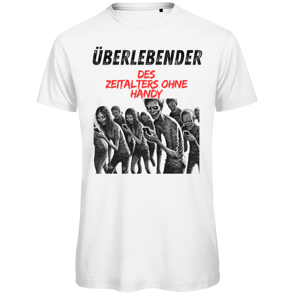 Überlebender des Zeitalters ohne Handy - Unisex Premium Shirt