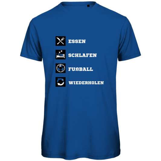 Essen-Schlafen-Fußball - Premium T-Shirt