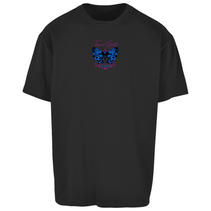 Träume Groß , Lebe größer - Oversize T-Shirt (beidseitig bedruckt)
