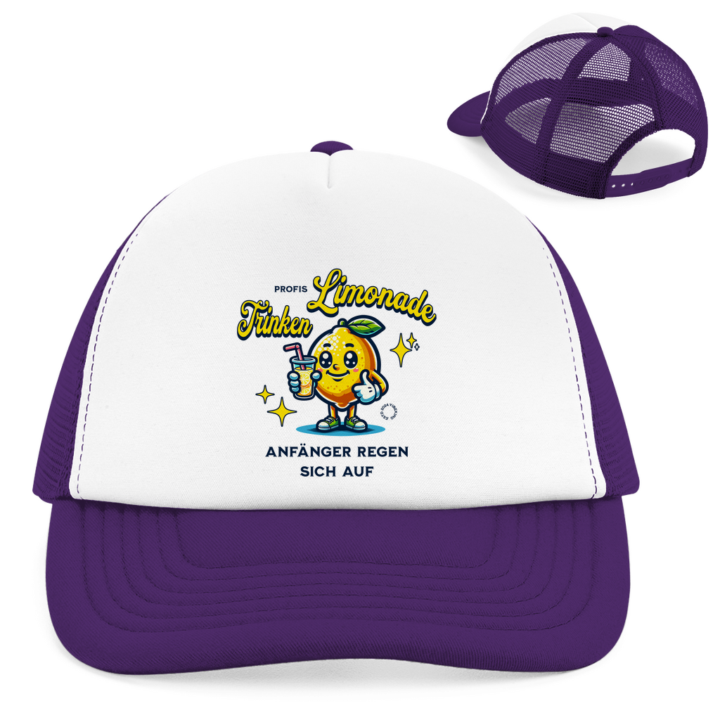Profis trinken Limonade, Anfänger regen sich auf - Retro Cap