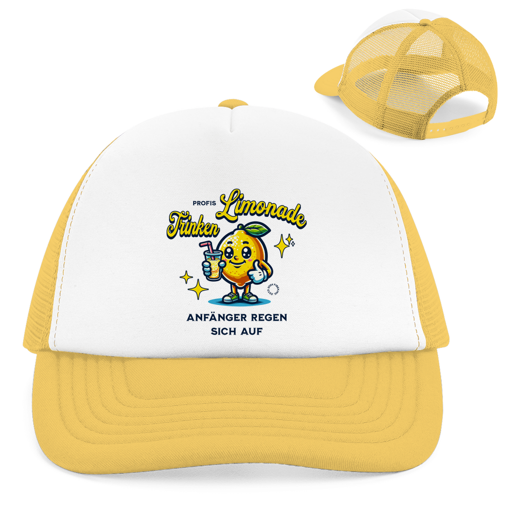 Profis trinken Limonade, Anfänger regen sich auf - Retro Cap