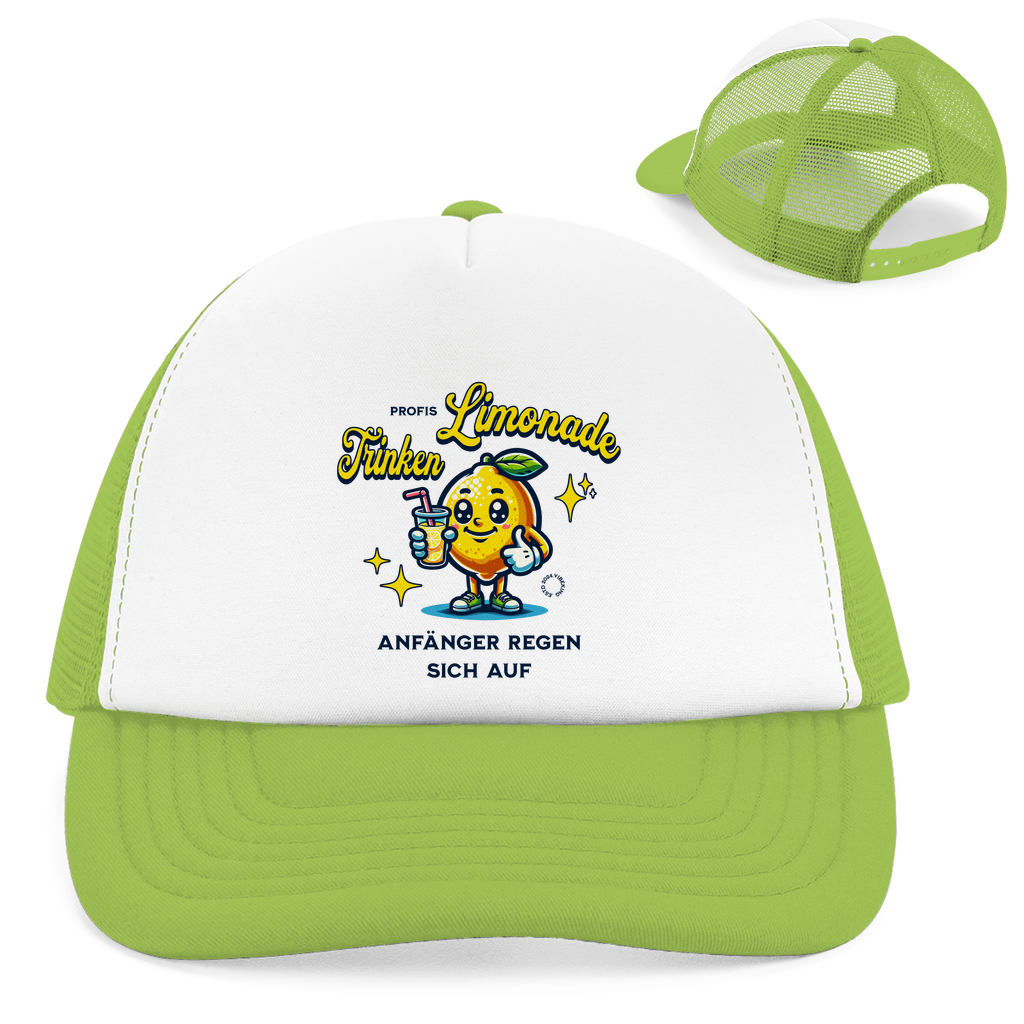 Profis trinken Limonade, Anfänger regen sich auf - Retro Cap