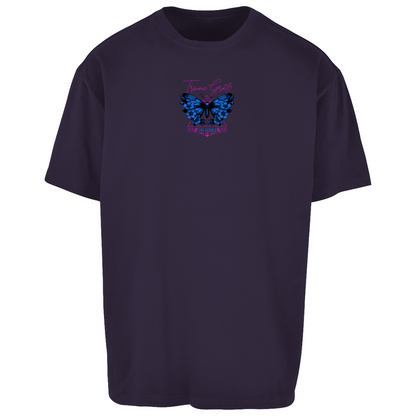 Träume Groß , Lebe größer - Oversize T-Shirt (beidseitig bedruckt)